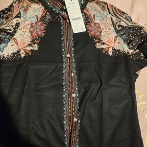 Floral Paisley Button-Up Shirt